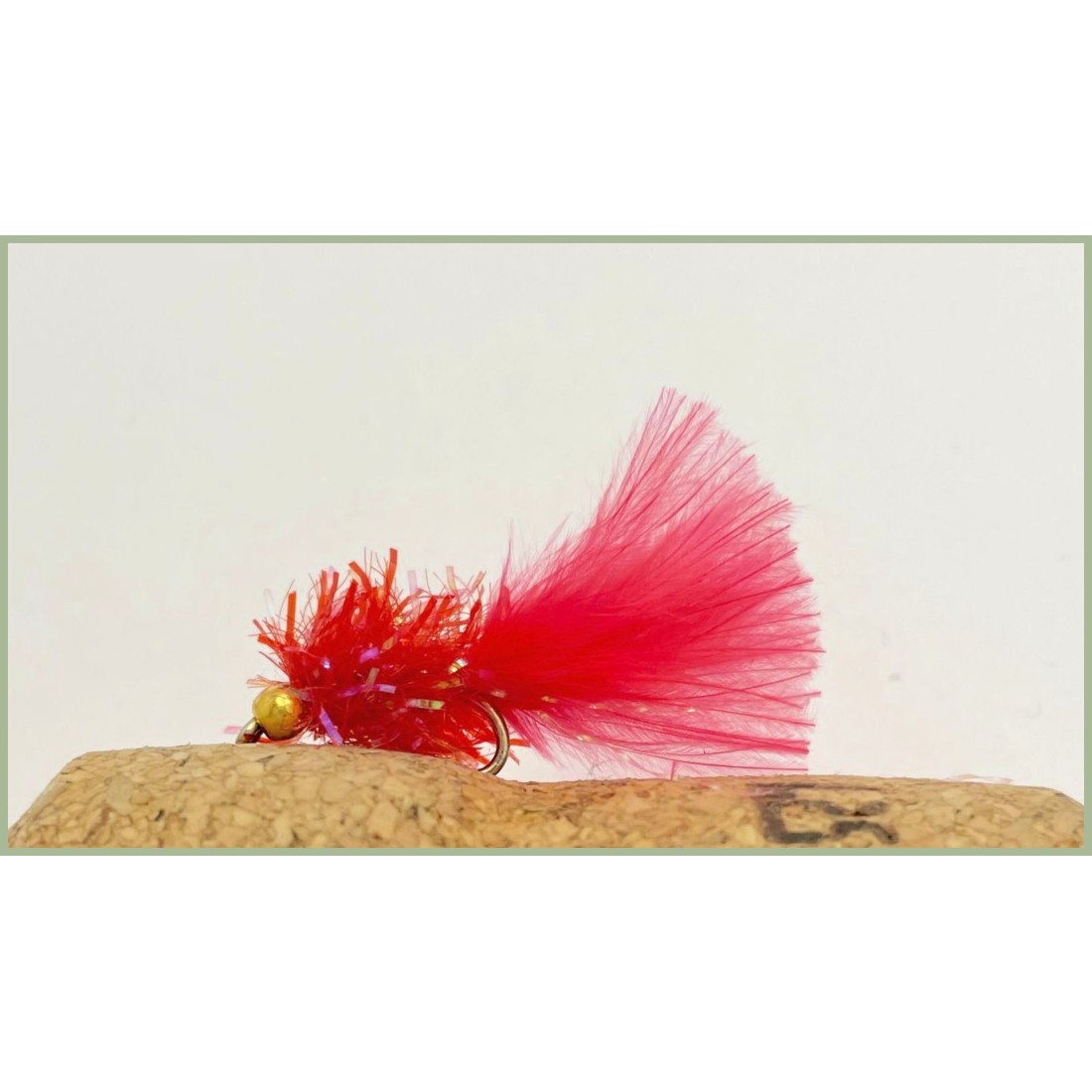 6 Esche Per Pesca Alla Trota Montana Red Fritz Collar - Misura 10, Non Zavorrate, UK